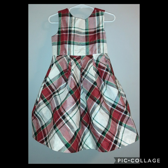 Gymboree Plaid Christmas Holiday Dress Crinoline 3 - Picture 1 of 3